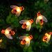 Solar Garden Lights, Bee Fairy String Lights, Pattern Waterproof Outdoor/Indoor Garden Lighting For Fence, Lawn, (Warm White) [ENERGY RATING A+++_desvips.com