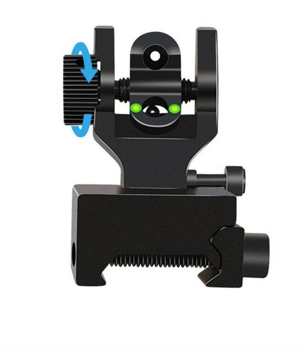 90 Degree Folding With Fiber Optical Equipment Laser Sight Metal Sighting_desvips.com