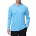 Men's Fishing Suit Lightweight Ice Silk Long Sleeve T-Shirt Sun Protection Hooded Open Finger Button For Lure Fishing Summer_desvips.com