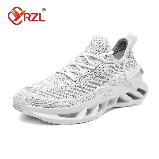 YRZL Men's Sneakers Breathable Non Slip Thick Sole Walking Comfortable Lightweight Casual Fashion Tennis Shoes For Men_desvips.com