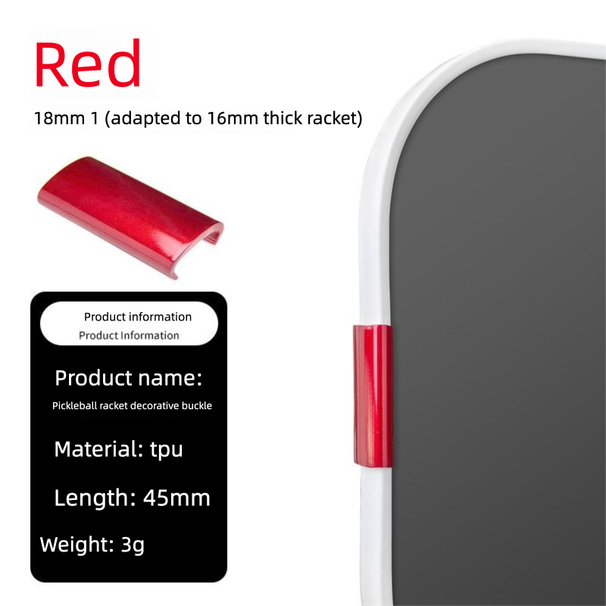 Wholesale Hot-selling Spor Weight Pieces With Clips, Professional-grade Pickleball Racket Decorative Transparent_desvips.com