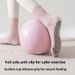 Women's Non-Slip Yoga Socks Professional Pilates Fitness Long Socks Five Finger Mid Calf Seamless Split Toe Indoor Fitness_desvips.com