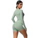 Women's Quick Drying Breathable Solid Color Yoga Suit Set Nude Feel Tight Fitting Brushed Eight Piece Fitness Sports Outfit_desvips.com