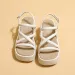 soled New Thick Women's 2024 Summer Fashion One E Buckle Fairy Paired With Skirt Height Sandalse Buckl Paird Hight_desvips.com