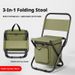 Portable Folding 3-in-1 Leisure Outdoor Camouflage Small Stool Camping Chair_desvips.com