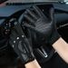 Cycling Gloves Fur Zipper Gloves Plus Velvet Thick Waterproof Windproof Men And Women Warm Gloves Autumn And Winter Cycling Skiing Driving_desvips.com