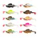 Lure Bait Soft Bait Silicone Jumping Fish Anti Hanging Bottom Bag Lead Fish 8.5cm/14g Black Diamond Fish Hook Bait_desvips.com