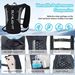Runlight Men's Running Vest, Adjustable Hydration Backpack With Breathable Reflective Straps And 1.5L Water Bladder,_desvips.com
