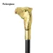 Golden Camel Head Walking Cane Decorative Cane For Halloween For Cosplay And Parties, For Cosplay & Party_desvips.com
