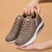 Sneakers Fashion Vulcanized High Quality Flats Shoes For Women Walking Platform Plus Size Zapatillas Mujer_desvips.com