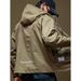 ActiveGo American Style Workwear Jacket For Men, Autumn And Winter Season, Trendy Brand, Casual Large Pocket, Versatile Hooded_desvips.com