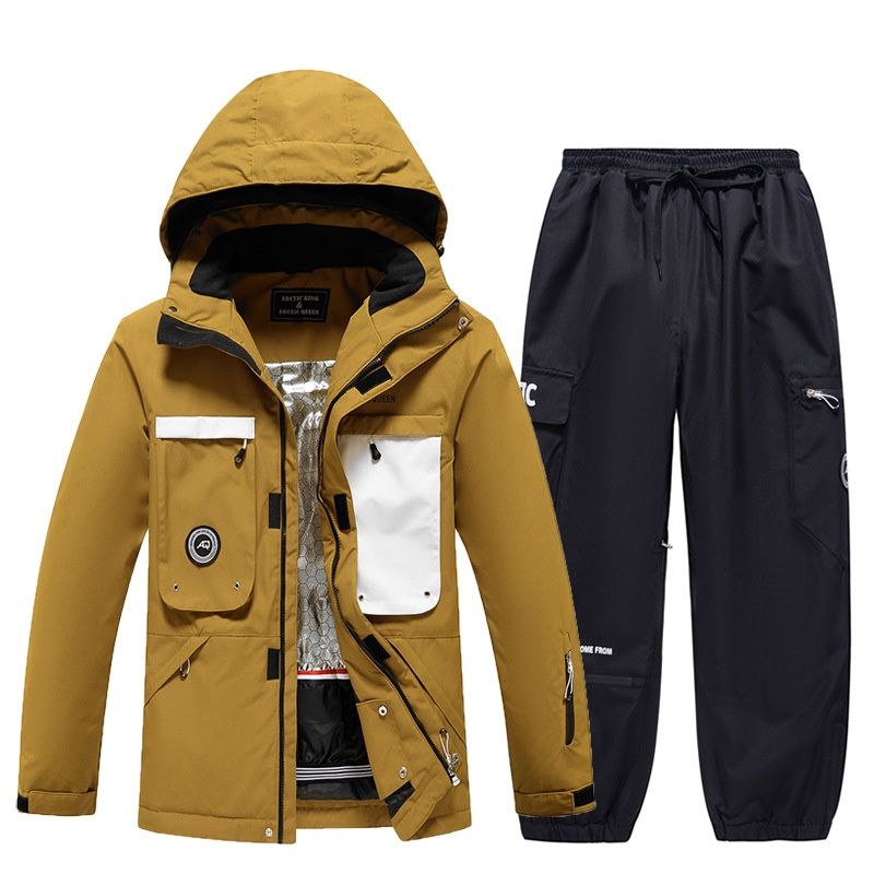 001 Women's Suit Men's Winter Outdoor Windproof Warm Thickened Snowboard And Ski Pants New Style_desvips.com