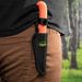 OUTDOOR EDGE Zip Blade 4.0 Inch Fixed Blade Hunting Knife For Skinning And Gutting Big Game With Black Nylon Belt Sheath_desvips.com