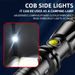 Wolf Tooth Lamp Rod Strong Light Charging Outdoor Super Bright Multi Functional Vehicle Retractable Self Defense Window_desvips.com