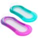 Swimming Rings Permeable Mesh Inflatable Floating Row With Built In Pillow Inflatable Floating Bed Beach Lounge Chair_desvips.com