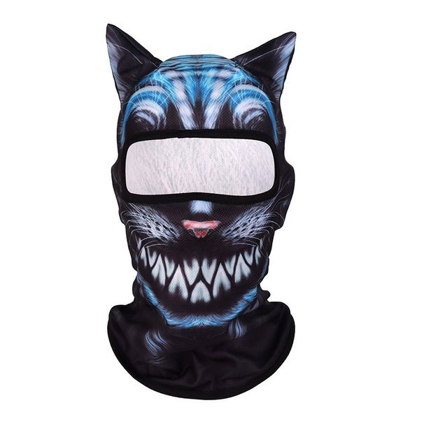Cycling Face Mask 3D Animal Pattern Facekini Sunscreen Mask Outdoor Funny Water Hat Protect Full Face Digital Printing Headgear_desvips.com