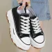 Canvas Women Sneakers Platform 2024 New Running Designer Shoes White Outdoor Casual Walking Flats Zapatos De Mujer_desvips.com