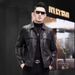 New Haining Genuine Leather Jacket For Men, Top Layer Cowhide, Turn-Down Collar, Short Slim Fit Motorcycle Jacket, Thin_desvips.com