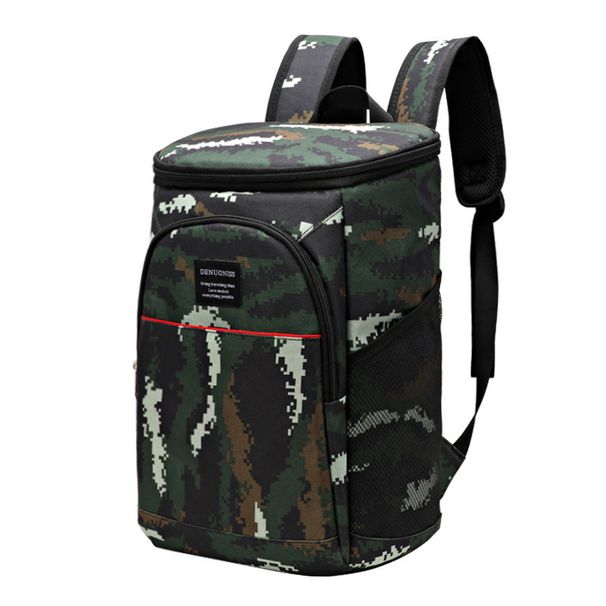 Large Insulated Cooler Backpack - Waterproof Picnic Bag For Outdoor Leak-Proof Cold Storage With Shoulder Strap & Handles_desvips.com