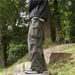 001 Men's Cargo Autumn American Style Functional Paratrooper Loose Jogger Casual Outdoor Hiking Pants_desvips.com
