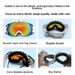 Outdoor Sports Large Ball Surface Go, Snap-on Prescription, Double Layer Anti-fog, Unisex Ski Glasses, Sandproof_desvips.com