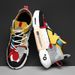QZHSMY Summer 2022 Mixed Colors Sneakers Men Breathable Trendy Male Couple Shoes Big Size 46 Light Casual Shoe_desvips.com