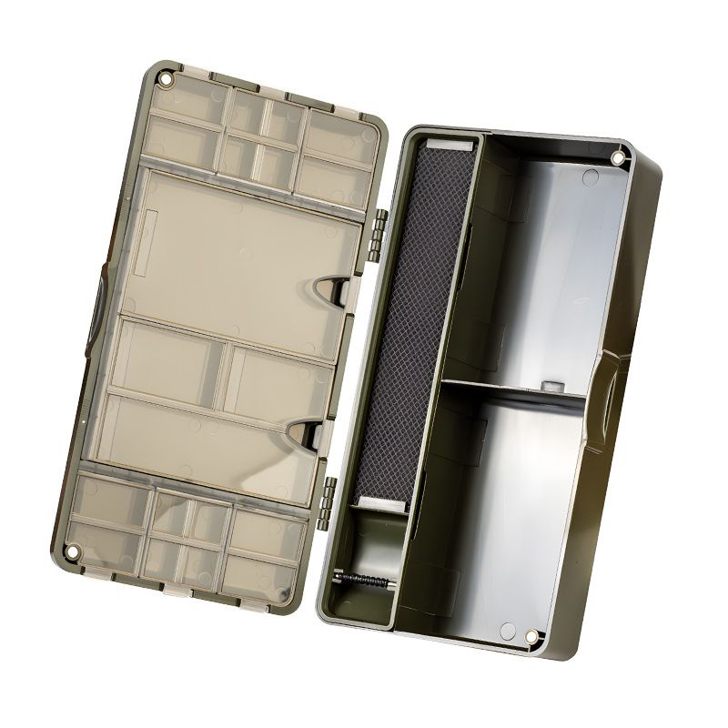 Shark Scavenger|Anti-backlash Multifunctional European Carp Rig Accessory Storage Line Box, Fishing Supplies Box_desvips.com