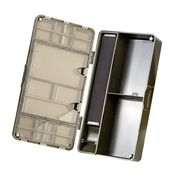 Shark Scavenger|Anti-backlash Multifunctional European Carp Rig Accessory Storage Line Box, Fishing Supplies Box_desvips.com