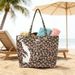 Women's Beach Towel, Toiletry Organizer Tote Bag, Shoulder Handbag, Ideal Daily Swimming Pool Travel, Essential For Home_desvips.com