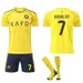 2526 Riyadh Victory Home Correct Version Number 7 C. Ronaldo Jersey Children's And Adult Football Uniform Quick-Dry Set_desvips.com
