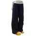 Navy Blue Waterproof Fleece-Lined Softshell Men's Autumn Winter American Paratrooper Work Outdoor Hiking Ski Pants_desvips.com