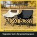 Camping Picnic Art Sketching Chair Portable Lightweight Fishing Stool Outdoor Moon Recliner Folding Bed_desvips.com