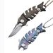 Original Shihao Fish M390 Steel Titanium Handle Outdoor Mini Lockless Necklace Small Folding Knife EDC Pocket Tool_desvips.com