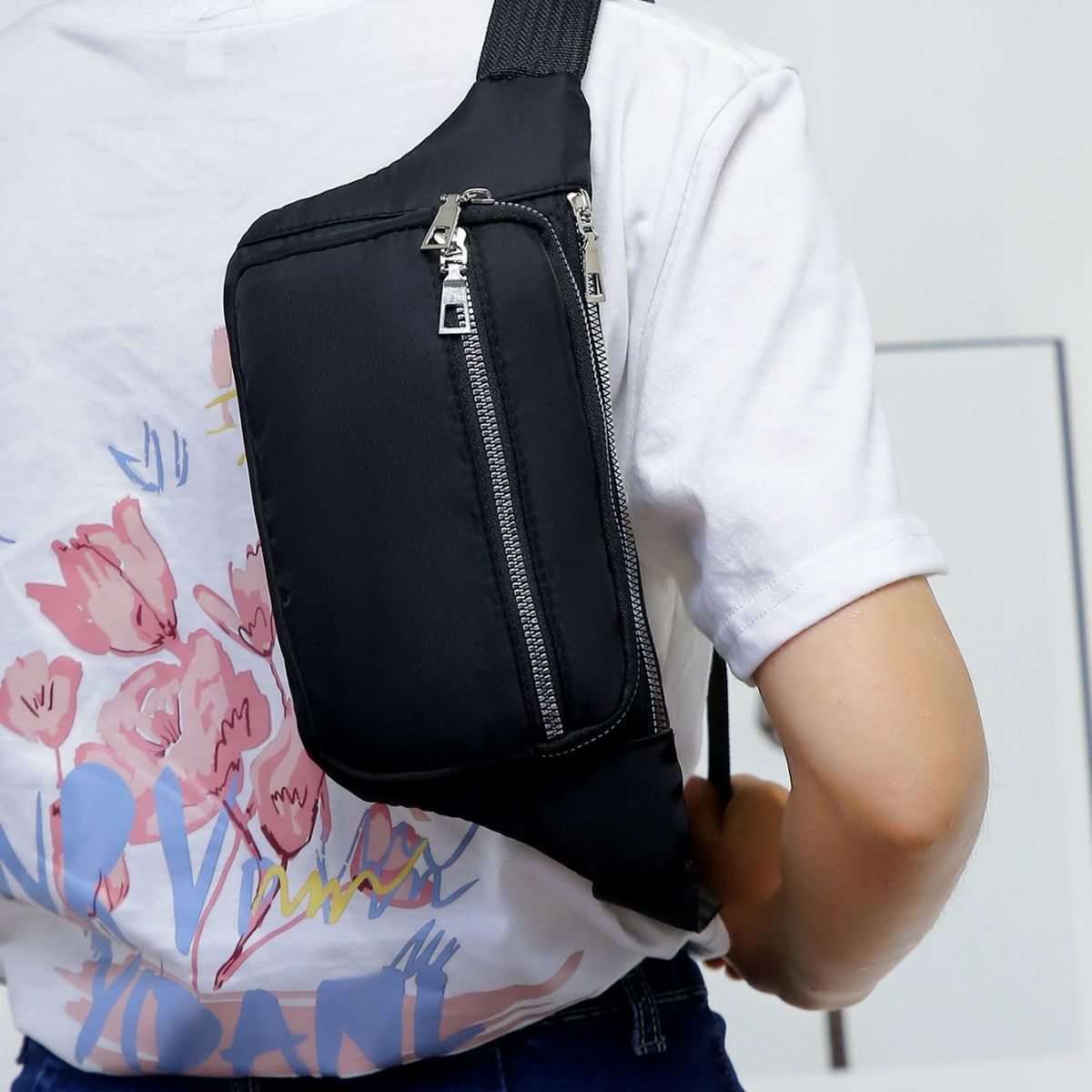 waterproof Fanny Pack, Unisex Cashier Change Mountaineering Sports Bag, Running And Riding Mobile Phone Messenger Bag._desvips.com