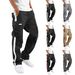 2024 Spring And Autumn New Men's Workwear Drawstring Strap Pocket Colored Pants_desvips.com