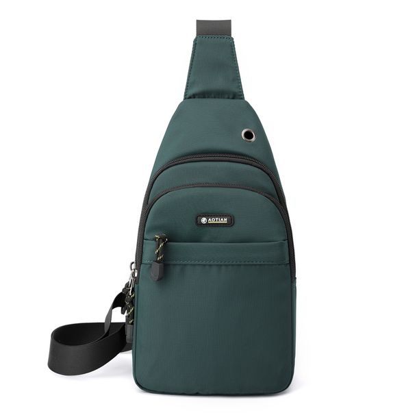 2025 New Arrival Trendy Slanted Chest Men Portable Shoulder Oxford Cloth Minimalist Leisure Outdoor Tourism Small Bag_desvips.com
