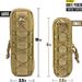 WYNEX Tactical Small Molle Pouch Nylon Knife Sheath For Belt Hunting Gear_desvips.com