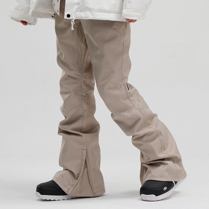 001 Gsousnow Ski Women Snowboard Slim Fit Warm Waterproof Suit Country Equipment Snow Pants Men_desvips.com