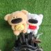 Cute French Fries Big Nose Dog Golf Club Cover No. 1 Wooden Cap Cover Small Wooden Cover Golf Supplies_desvips.com