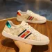 Men's Breathable Summer Leather With Thick Soles Little Bee One-Piece Lightweight Casual Shoes_desvips.com