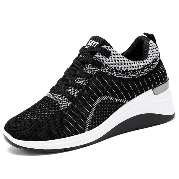 Women's new spring women's shoes height increasing shoes, trendy shoes, breathable thick soled sports shoes for women_desvips.com