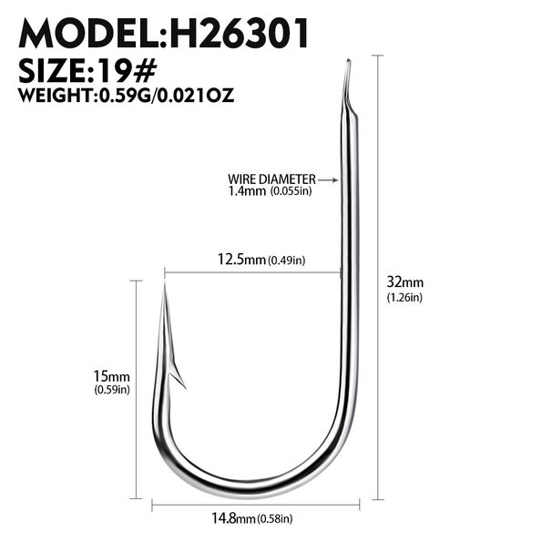 Long Handle Lure Single With Barbed Flat Minnow For Rock Platform Fishing High Carbon Steel Black Pit Crucian Carp Hook_desvips.com