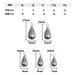 Shark Scavenger|Drop-shaped Twist Ring String Hook Drop-shaped Lead Sinker, Accessories, Fishing Gear Products Wholesale_desvips.com