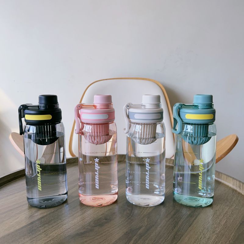 Large Capacity Sports Water Bottle For Men And Women, Aesthetic Summer Simple High Temperature Resistant Portable Cup_desvips.com