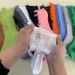 Spring And Summer Ripped Distressed For Women, Popular Street Style Long Hollow Thin Breathable Trendy Ins Solid Color_desvips.com