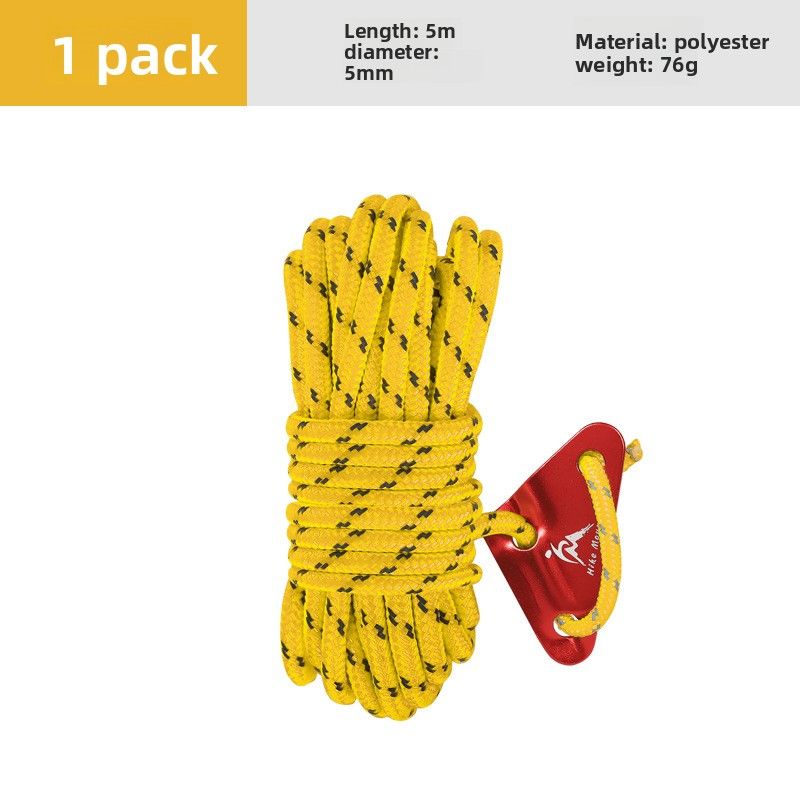 Outdoor Windproof Tent Reflective Canopy Fixed Binding Camp Adjustable Rope Thickened Extended_desvips.com