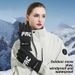 Winter Ski Gloves For Men And Women, Outdoor Riding Motorcycle Thickened Windproof Waterproof Warm Cotton Cold-Proof_desvips.com