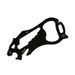 Stainless Steel EDC Tool Multi-Functional Card Type Portable Bottle Opener Wrench Ruler Pocket Tool For Sports Outdoor Camping Hiking_desvips.com