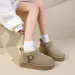 hot Free Shipping Designer For Woman Cotton Shoes Winter Keep Warm Plush Fashion Boots Casual Vintage Classic Brown_desvips.com