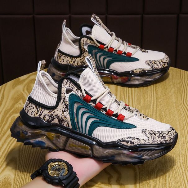 Elevated Men's Fashionable And Breathable, Casual Sports Shoes, Large Size 46, Blade Running Shoes_desvips.com